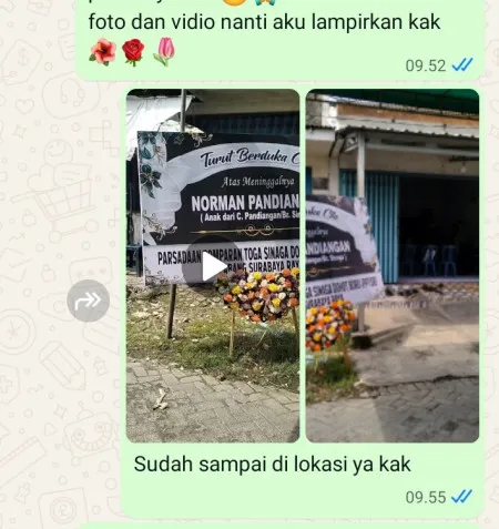 Pengiriman Karangan Bunga Taban Jambe