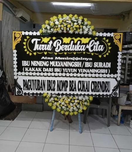 Papan Bunga Duka Taban Jambe